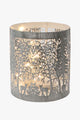 Lantern Forest Small Grey White