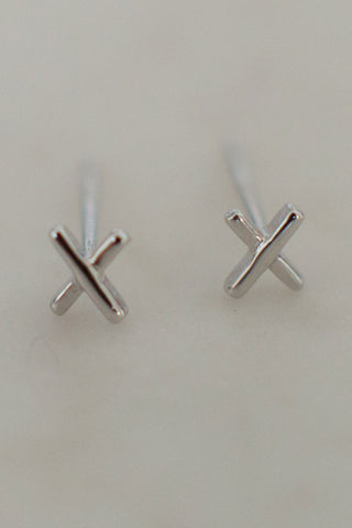 XX Stud Earrings EOL ACC Jewellery Sophie Silver  