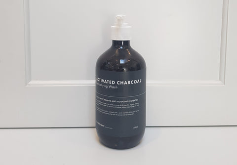 Natural Activated Charcoal Wash 500ml HW BEAUTY, Body, Skincare Freshwater   