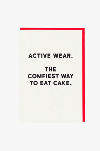 Active Wear The Comfiest Way To Eat Cake HW Stationery - Journal, Notebook, Planner Live Wires   
