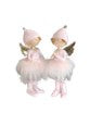 Pixie Small Pink Standing Gold Wings HW Christmas Alisons Acquisitions   