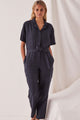 Blair Linen Indigo SS Boilersuit