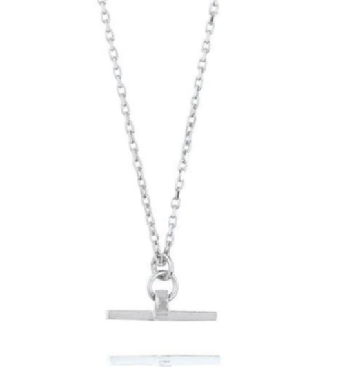 Valentine T - Bar Necklace Sterling Silver ACC Jewellery Linda Tahija   