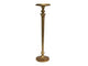 Hammered Brass Pillar Medium Candlestick