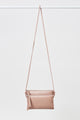 Caughey Double Pocket Cobweb Pink Shoulder Bag