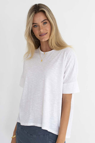 Dippy Cotton White Tee WW Top Humidity Lifestyle   