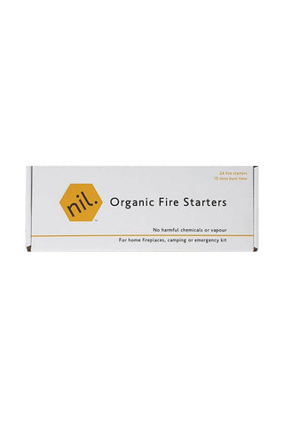 Organic Fire Starters pack of 24 HW Cleaners - Spray, Dish Liquid, Laundry, Brush Nil   