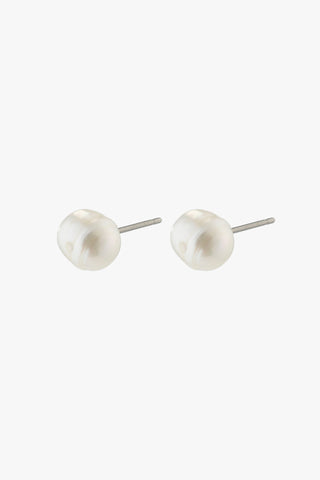 Emory Freshwater Pearl Stud Gold Plated Earrings ACC Jewellery Pilgrim   