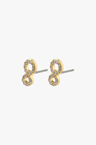 Rogue Crystal  Recycled Gold Plated Earrings ACC Jewellery Pilgrim   