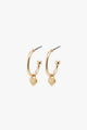 Sophia Heart Sleeper Stud EOL Earrings Gold