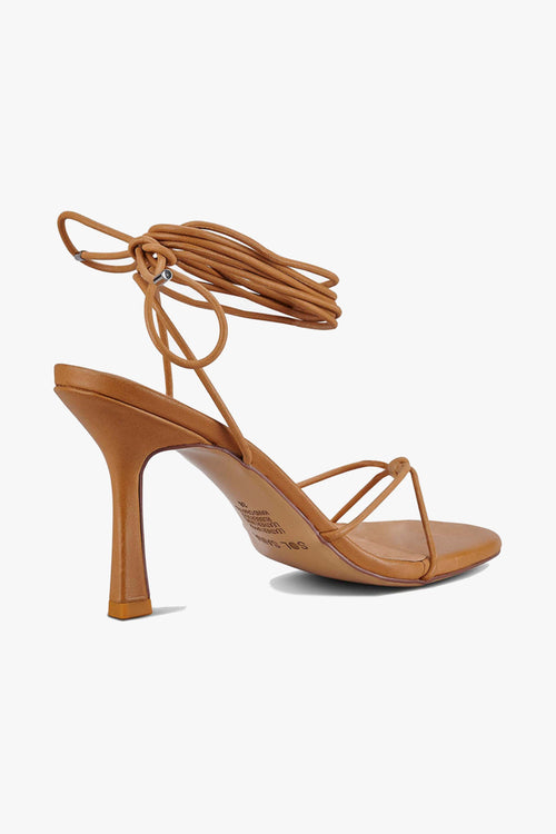 Honey Tan Ankle Strap Heel ACC Shoes - Heels Sol Sana   