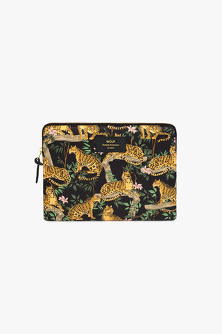 iPad Sleeve Black Lazy Jungle ACC Bags - Wallets+Straps Cosmetic Laptop Ph cases Wouf   