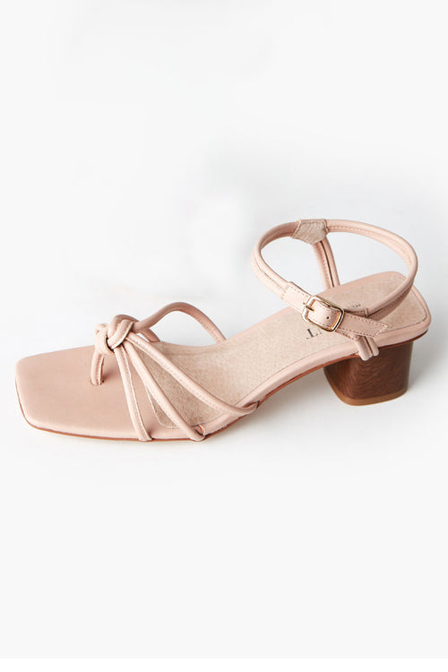 Inika Peony Strappy Heel General Walnut   