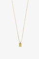 Jemma Gold Plated Textured Pendant EOL Necklace