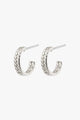 Joanna Silver Plated Snake Chain Earrings