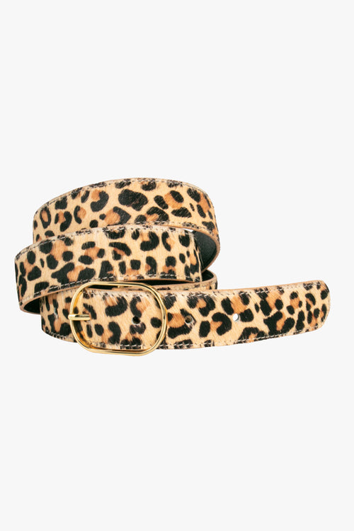 Felicia Leopard Leather Belt ACC Other - Belt, Keycharm, Scrunchie, Umbrella Loop Leather   