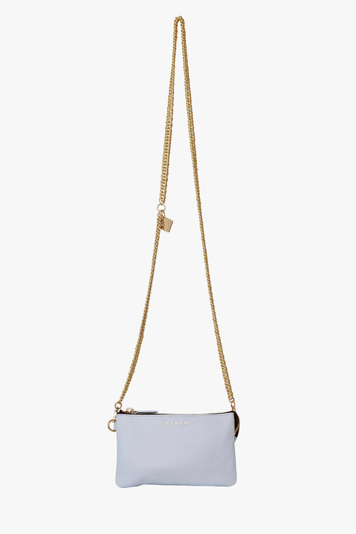 Lily Whisper Blue Chain Strap Leather Crossbody Bag ACC Bags - All, incl Phone Bags Saben   