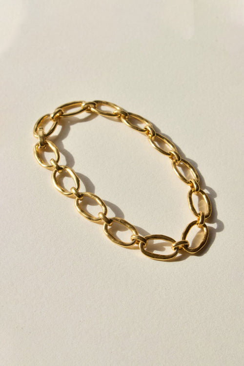 Link Chain Gold Bracelet ACC Jewellery Brie Leon   