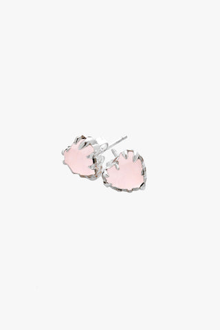 Love Claw Rose Quartz Earrings ACC Jewellery Stolen Girlfriends Club   