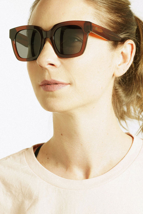 Maleika Brown Sunglasses ACC Glasses - Sunglasses Isle of Eden   