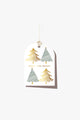 Merry And Bright Trees Gift Tag