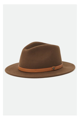 Messer Fedora Toffee Wool Felt Hat ACC Hats Brixton   