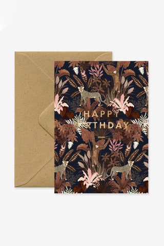 Monkey Happy Birthday Greeting Card HW Greeting Cards All The Ways To Say   