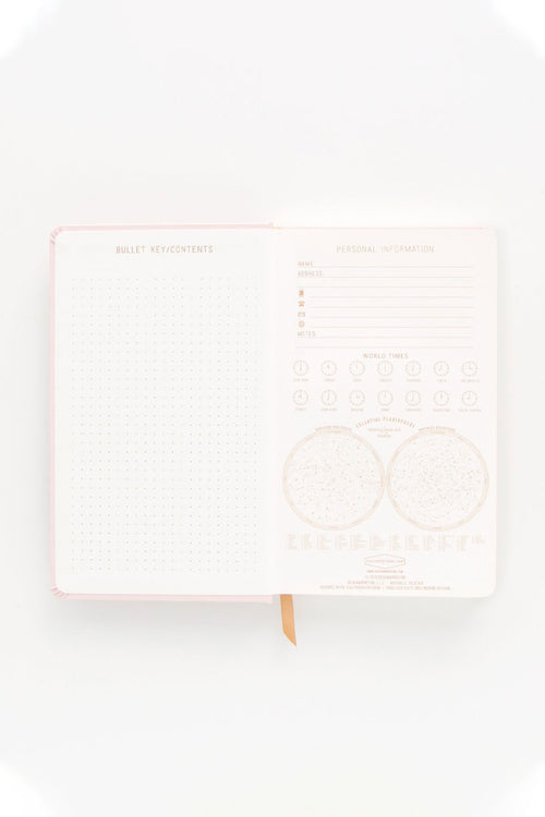 Faces Journal Medium Pink + Gold HW Stationery - Journal, Notebook, Planner Designworks Ink   