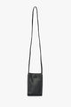 Paloma Black Croc Crossbody Phone Bag