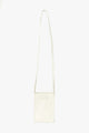 Paloma Ivory Brushed Croc Phone Bag