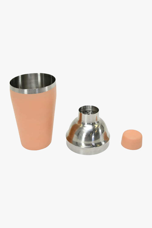 Stainless Steel Peach 550ml Cocktail  Shaker HW Drinkware - Tumbler, Wine Glass, Carafe, Jug Annabel Trends   