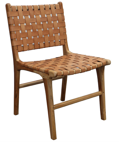 London Tan Dining Chair HW Furniture - Chair, Table, Floor Mirror, Shelf Le Forge   