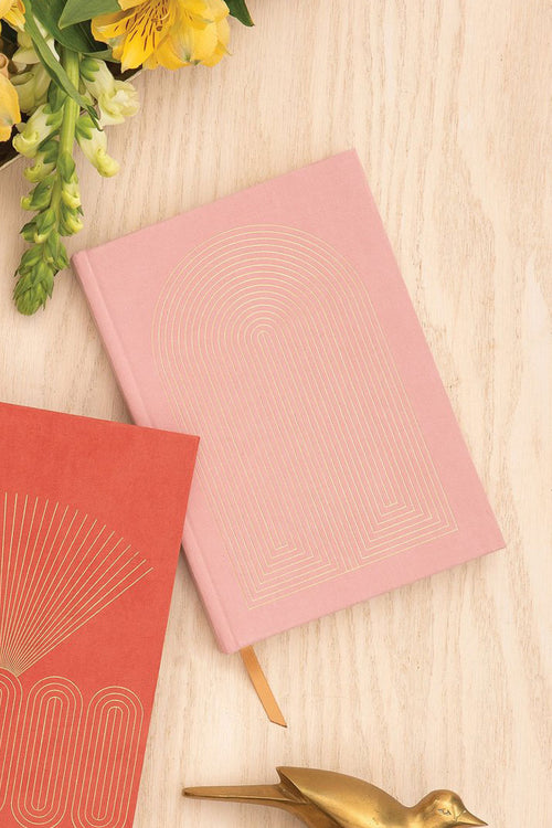 Radiant Rainbow Notebook Medium PInk HW Stationery - Journal, Notebook, Planner Designworks Ink   