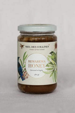 NZ Rewarewa Honey HW Food & Drink Miel Des Collines   