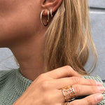 Roberta Pi Silver Plated Crystal 12mm Earrings ACC Jewellery Pilgrim   