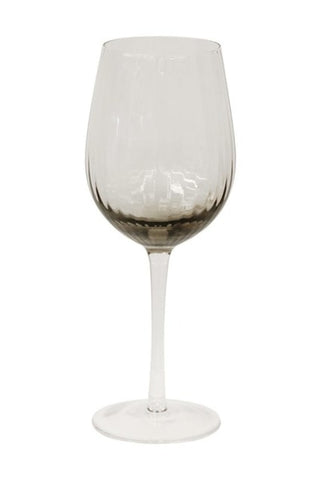 Smoked Wine Glass Grey HW Drinkware - Tumbler, Wine Glass, Carafe, Jug CC Interiors   