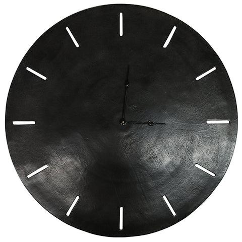 Songo Black Round Clock 73cm HW Art - Wall Decor, Clock, Wall Mirror Le Forge   