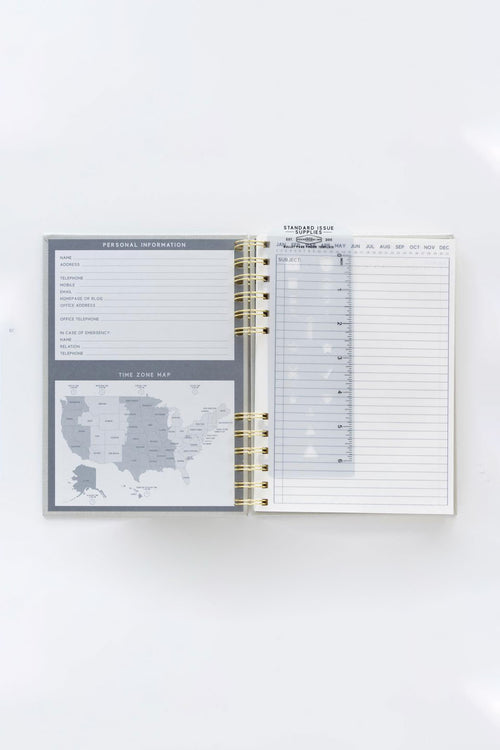 Standard Issue Wire Notebook Black HW Stationery - Journal, Notebook, Planner Designworks Ink   