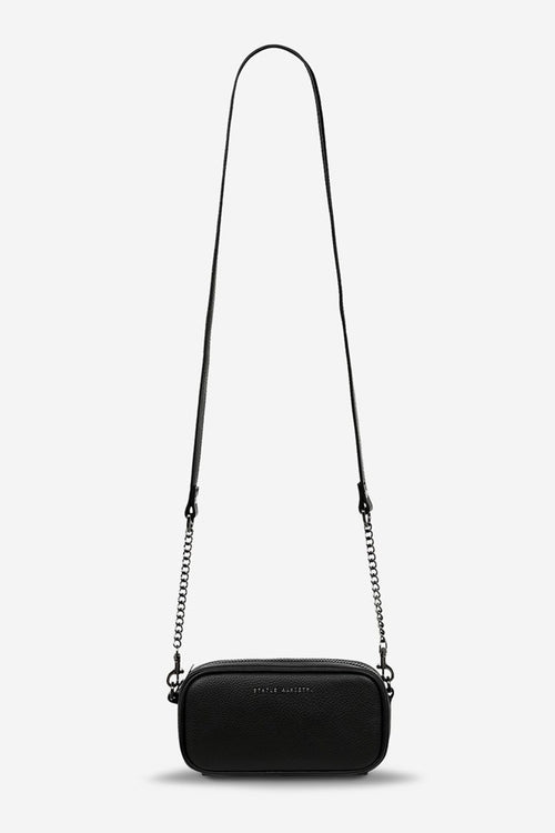New Normal Black Matt Mini Cross Body with Chain ACC Bags - All, incl Phone Bags Status Anxiety   