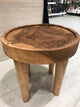 Natural Wood Side Table