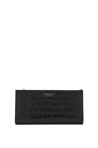 The Drew Croc Wallet Black ACC Bags - Wallets+Straps Cosmetic Laptop Ph cases Nakedvice   