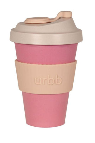 Reuseable Bamboo Vienna Rose Skin Stone Cup HW Drink Bottles, Coolers, Takeaway Cups Porter Green   