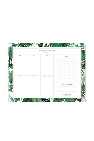 Weekly Planner Jungle HW Stationery - Journal, Notebook, Planner All The Ways To Say   