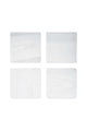 Whitewash Coasters Set of 4