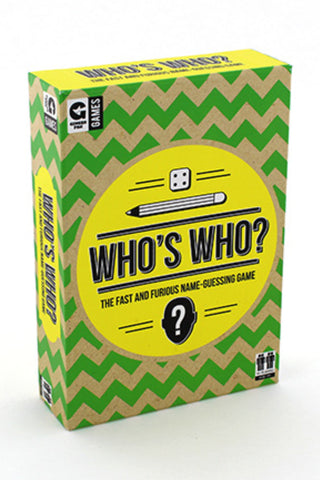 Who's Who? Game HW Stationery - Journal, Notebook, Planner Ginger Fox Games   