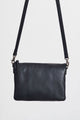 Winona Medium Rectangle Black Shoulder Bag