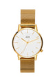 Yokohama White Face with Gold Mesh Strap Watch