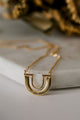 Zulu Gold U Shape Necklace EOL